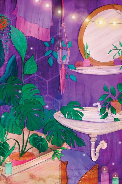 Monsteras: Bathroom Magick by Olivia Bürki