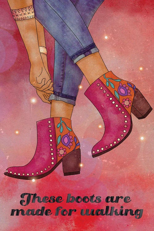 Boots by Olivia Bürki wall art