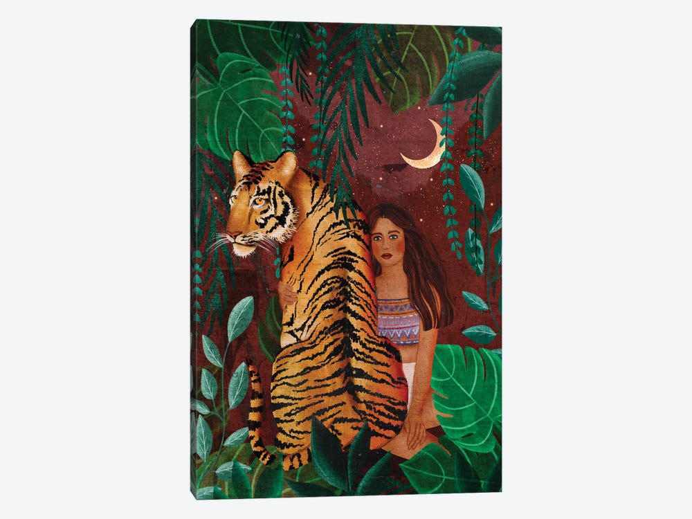Jungle Nights by Olivia Bürki 1-piece Canvas Art