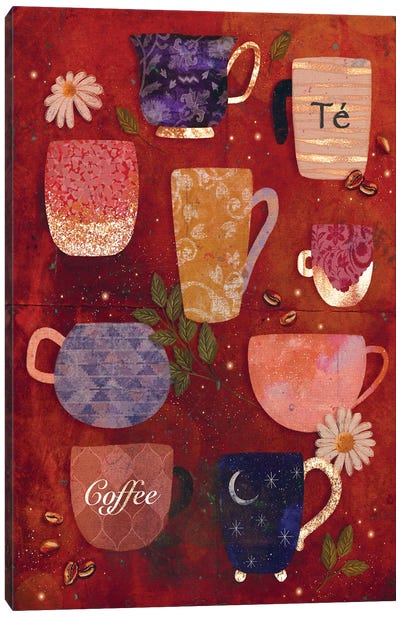 Coffee And Tea Canvas Art Print - Olivia Bürki