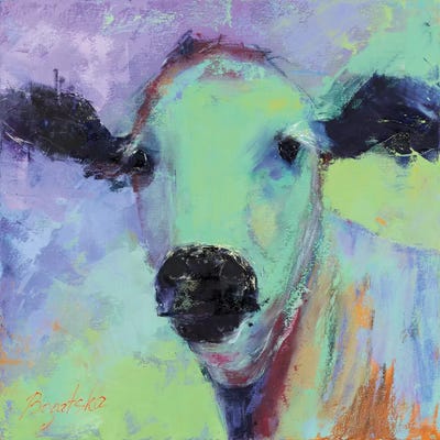 Bos Taurus by Olena Bogatska framed canvas print
