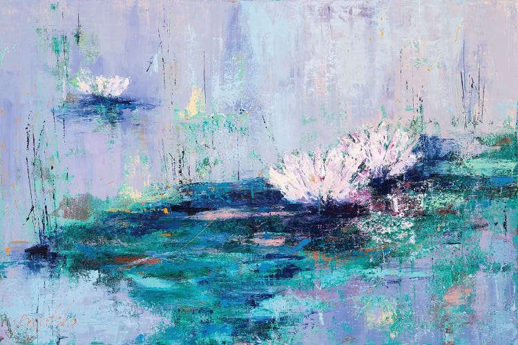 Water Lilies by Olena Bogatska canvas print