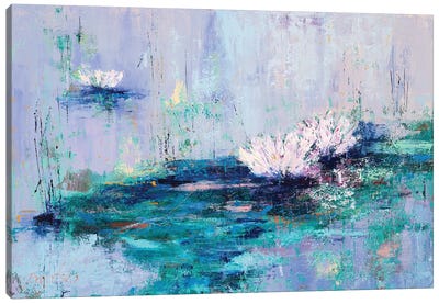 Water Lilies Canvas Art Print - Olena Bogatska