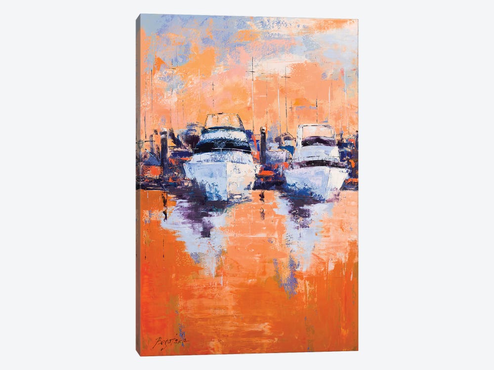 Evening Dock by Olena Bogatska 1-piece Canvas Wall Art
