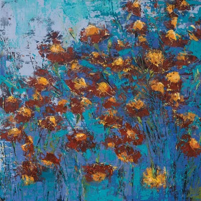 Blooming Mirage by Olena Bogatska framed canvas print