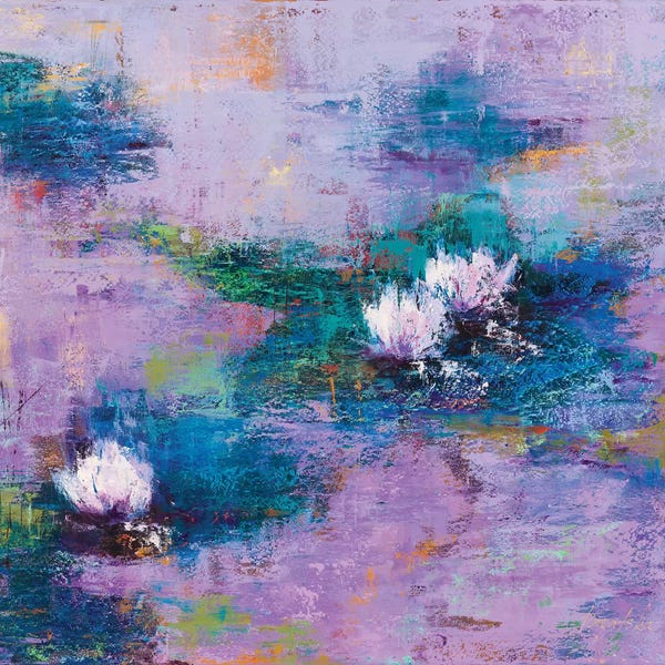 Ponds: Purple Pond by Olena Bogatska