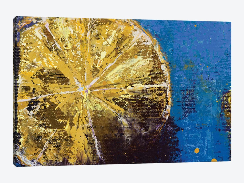 Lemons V by Olena Bogatska 1-piece Art Print