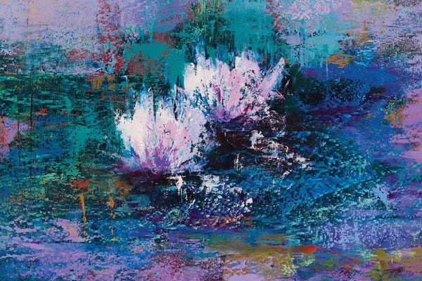 Water Lilies Collection: Water Lilies II by Olena Bogatska