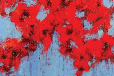 Poppy III by Olena Bogatska framed canvas print