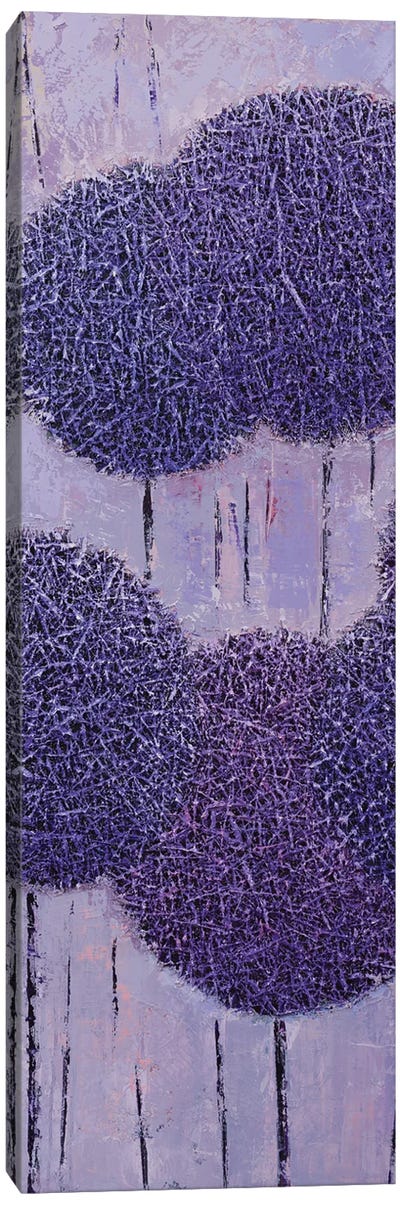 Garden Geometry 2021 I Canvas Art Print - Purple Abstract Art