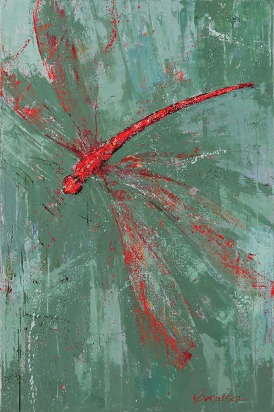 Dragonflies: Dragonfly VII by Olena Bogatska