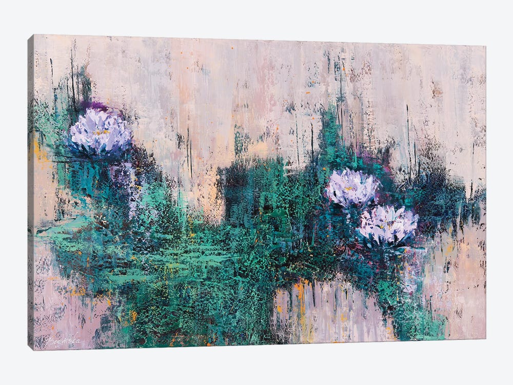 Water Lilies 2022 by Olena Bogatska 1-piece Canvas Art