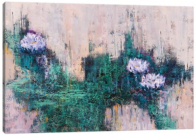 Water Lilies 2022 Canvas Art Print - Lily Art