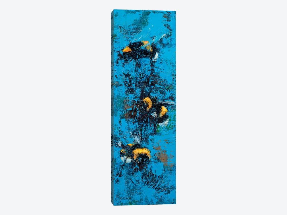 Bumblebees by Olena Bogatska 1-piece Canvas Art Print