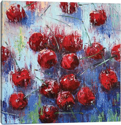 Cherry I Canvas Art Print - Olena Bogatska