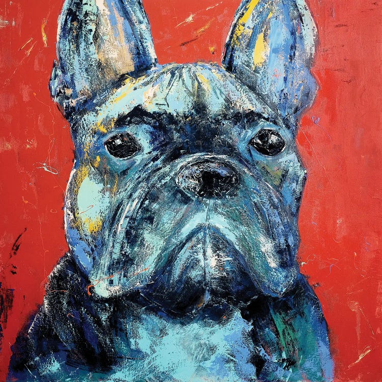 Frenchie I by Olena Bogatska wall art