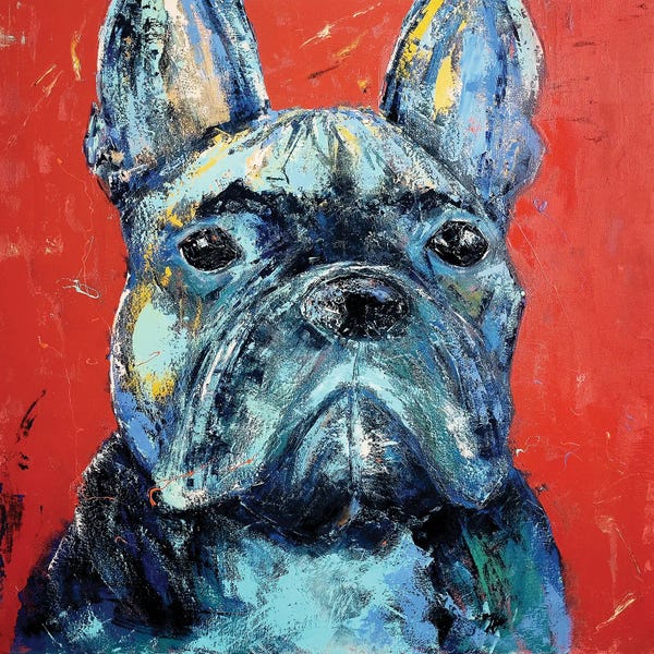 Olena Bogatska: Frenchie I by Olena Bogatska