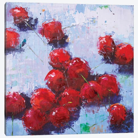 Cherry III Canvas Print #OBO17} by Olena Bogatska Canvas Art