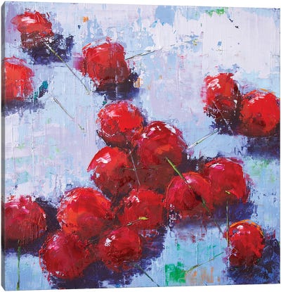 Cherry III Canvas Art Print - Food & Drink Still Life