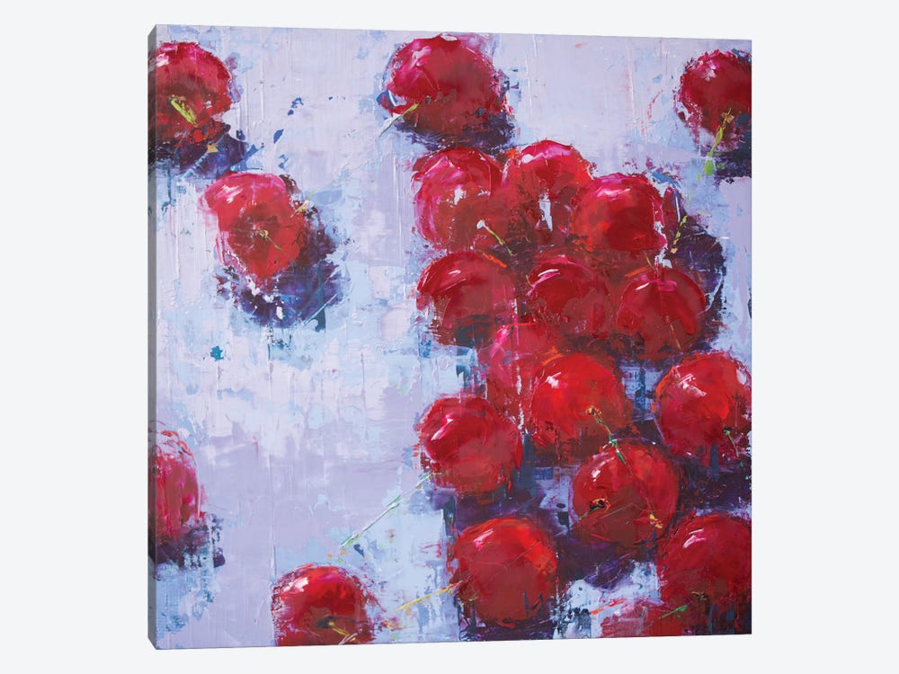 Cherry IV by Olena Bogatska 1-piece Canvas Print