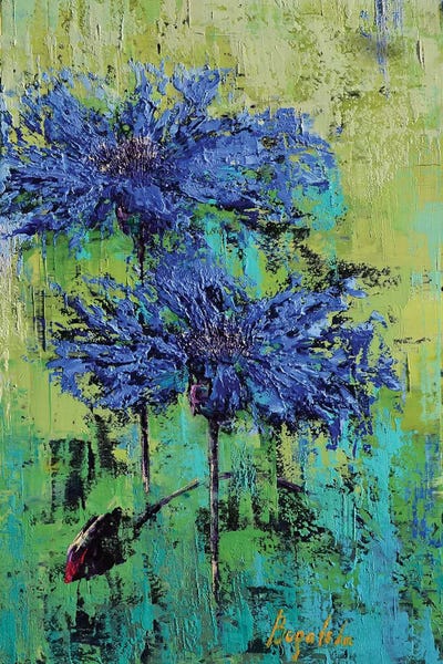 Cornflowers: Cornflowers I by Olena Bogatska