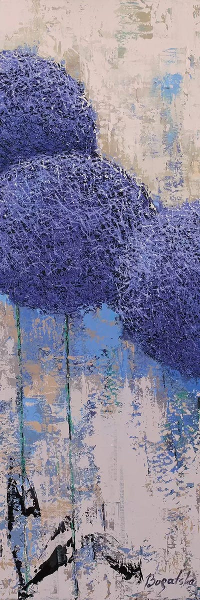 Garden Geometry I by Olena Bogatska framed canvas print