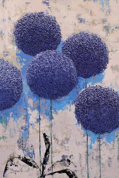 Alliums: Garden Geometry II by Olena Bogatska