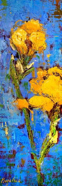 Irises: Gold Iris by Olena Bogatska