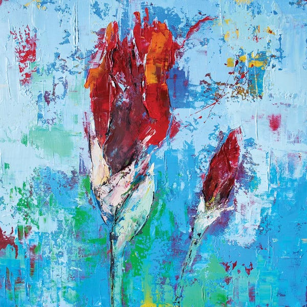 Irises: Iris Small III by Olena Bogatska