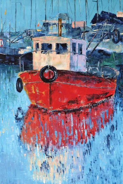 Jaffa by Olena Bogatska framed canvas print