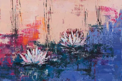 Lily II by Olena Bogatska metal wall art