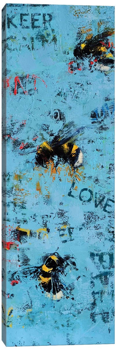 Lovebees Canvas Art Print - Olena Bogatska