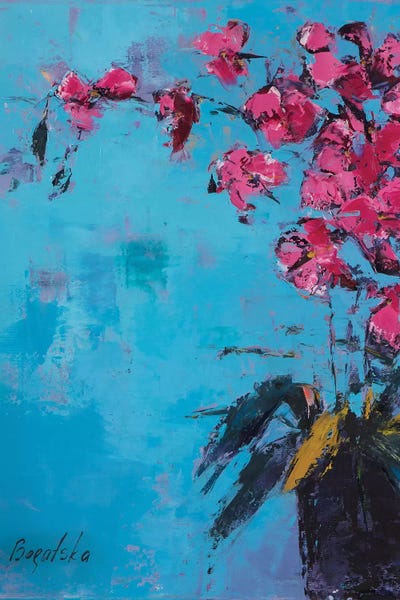 Orchid I by Olena Bogatska metal wall art