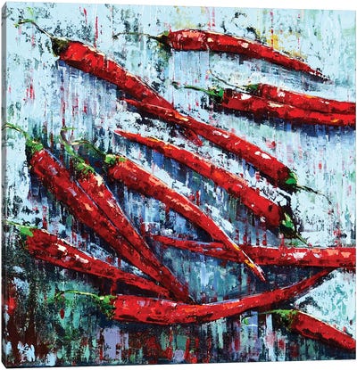 Peppers II Canvas Art Print - Olena Bogatska