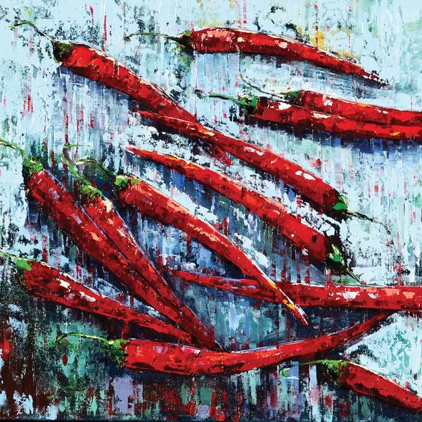 Gardening: Peppers II by Olena Bogatska