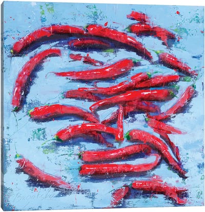 Peppers I Canvas Art Print - Olena Bogatska