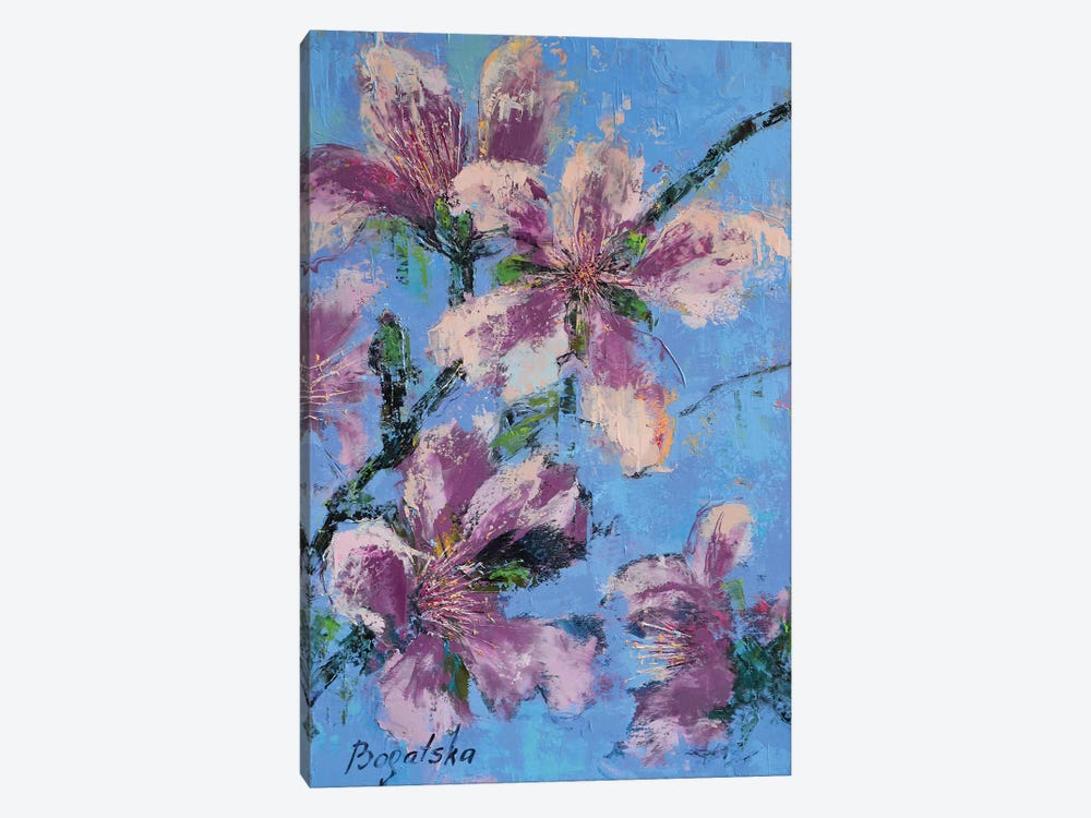 Purple Blossom by Olena Bogatska 1-piece Canvas Art Print