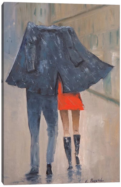 Rain Canvas Art Print - Olena Bogatska