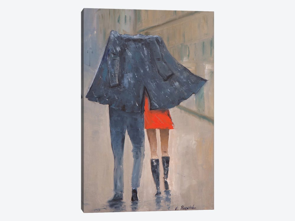 Rain by Olena Bogatska 1-piece Canvas Art