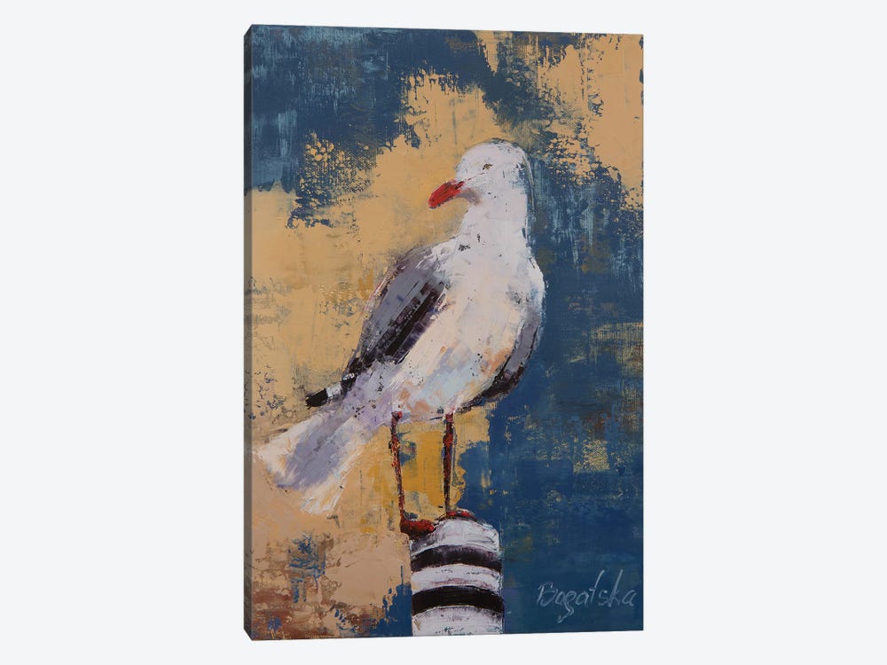 Seagull I by Olena Bogatska 1-piece Canvas Wall Art