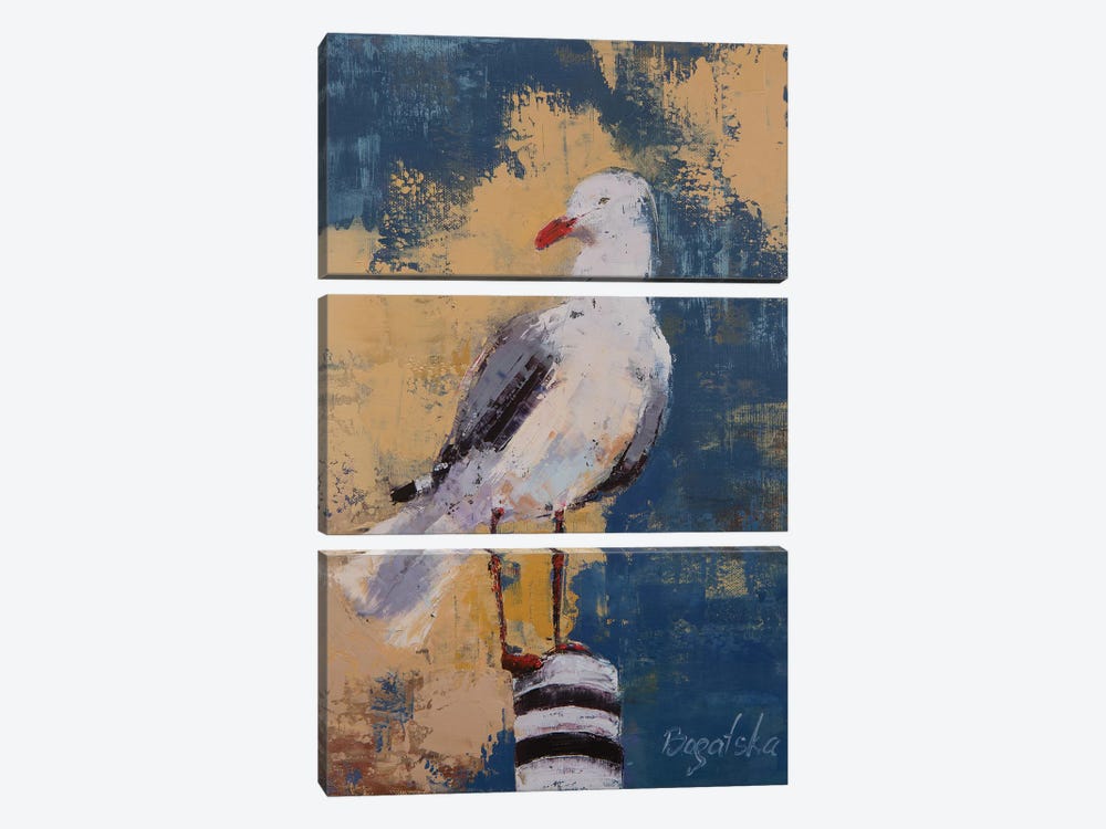 Seagull I by Olena Bogatska 3-piece Canvas Art
