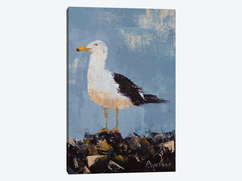 Seagull II by Olena Bogatska 1-piece Canvas Print