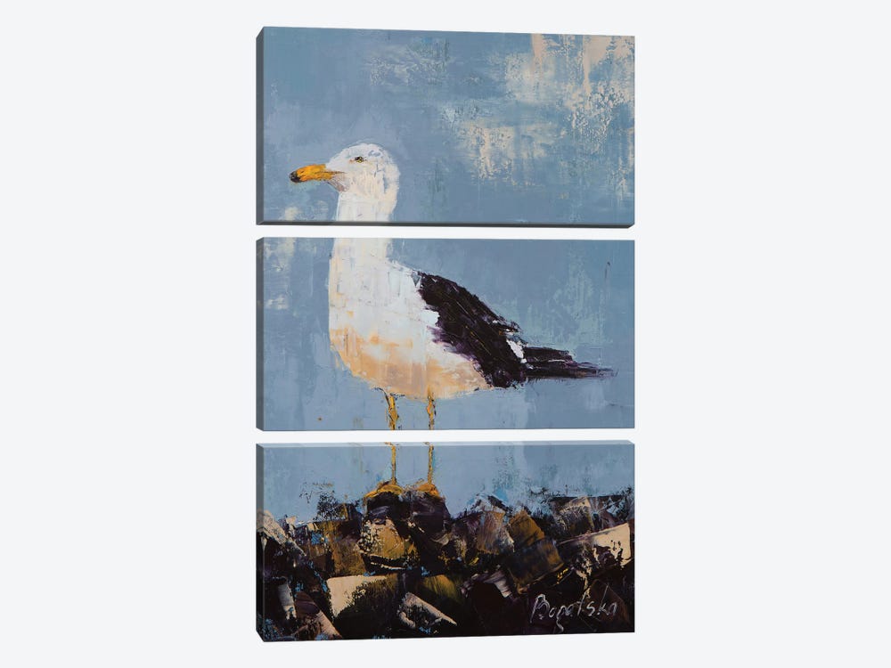 Seagull II by Olena Bogatska 3-piece Art Print