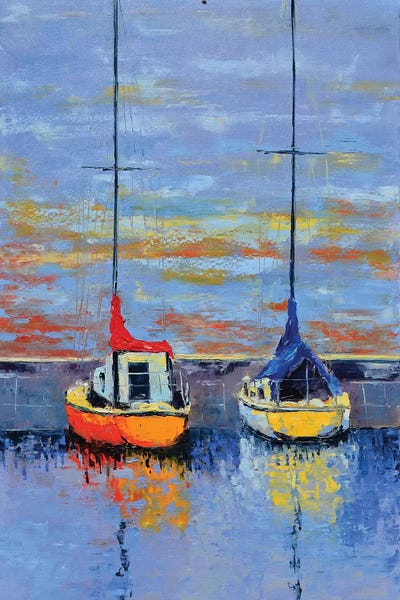 Docks & Piers: Waiting For The Wind by Olena Bogatska