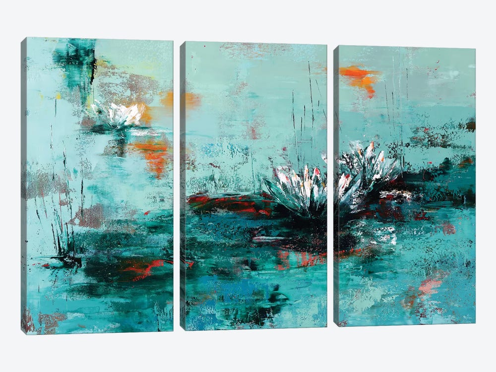 Lily by Olena Bogatska 3-piece Canvas Print