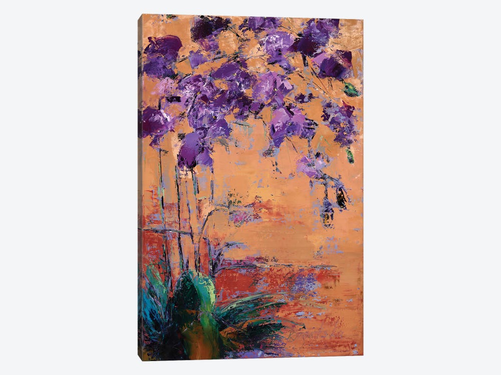 Purple Orchid by Olena Bogatska 1-piece Canvas Art Print