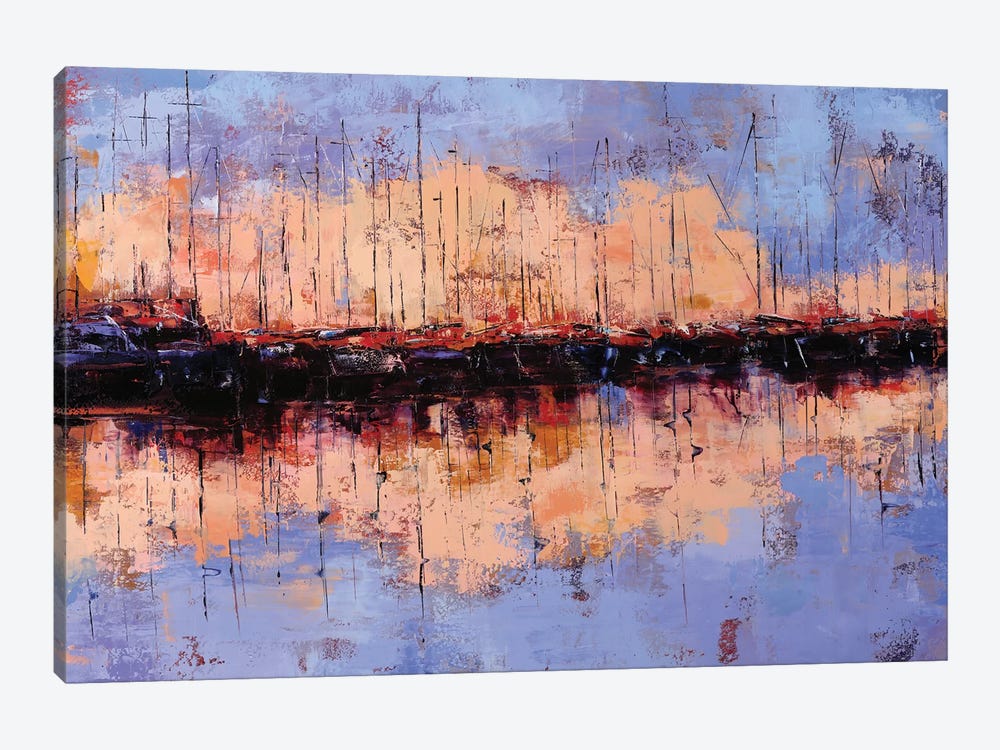 Sunset by Olena Bogatska 1-piece Canvas Artwork