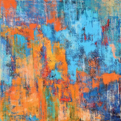 Abstract #17 by Olena Bogatska framed canvas print