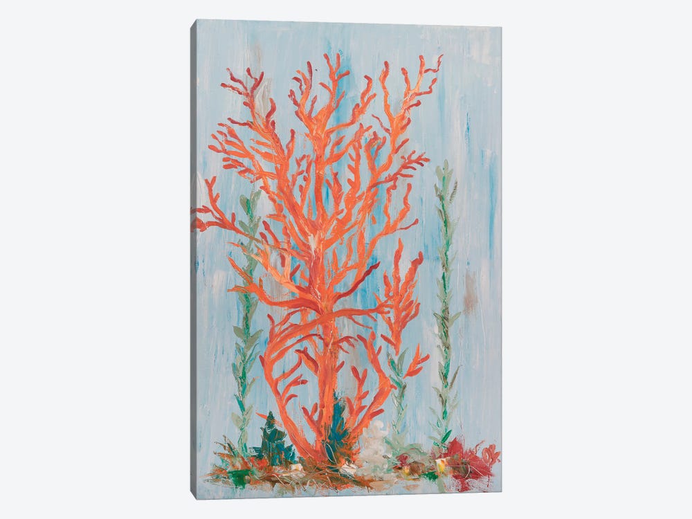 Painterly Coral II by Olivia Brewington 1-piece Art Print