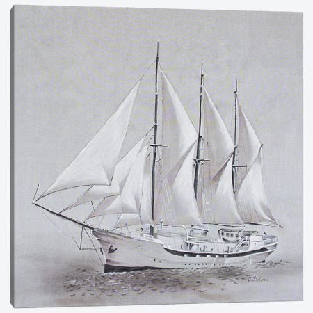 Sailing With Dreams Canvas Print #OBV24} by Olga Belova Canvas Artwork